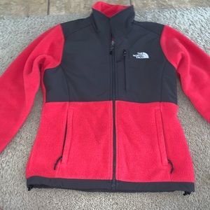 Pink north face jacket